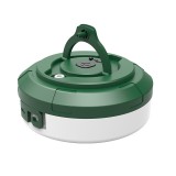 Lumină de camping LED &icirc;ncărcare USB, Flippy, șir colorat, pentru aer liber, cort, Distanta 10 metri, 1800mAH, Alb Verde