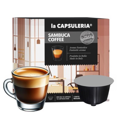 Sambuca Coffee, 96 capsule compatibile Nescafe Dolce Gusto, La Capsuleria foto