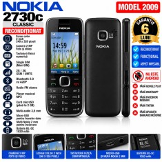 Telefon Nokia 2730c Classic reconditionat, cu taste, ecran 2 , camera 2 MP si Bluetooth