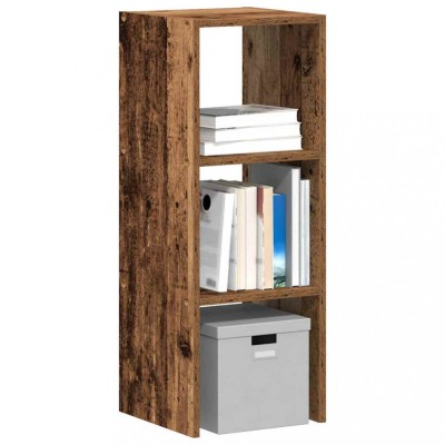 vidaXL Bibliotecă stivuabilă, lemn vechi 30x30x80 cm, lemn prelucrat 858817 foto