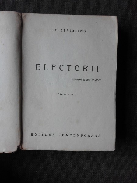 ELECTORII - T.S. STRIBLING