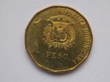 1 PESO 1992 REPUBLICA DOMINICANA (DUARTE on bust), America Centrala si de Sud