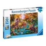 Cumpara ieftin Puzzle Dinozauri, 150 piese