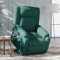 vidaXL Fotoliu electric rabatabil cu ridicare, verde &icirc;nchis, textil 3205232