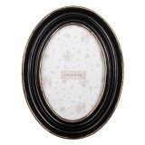 Cumpara ieftin Rama foto masa, perete polirasina aurie neagra 15x2x20 cm / 10x15 cm