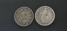 Elveția - 1/2 francs 1905 argint.