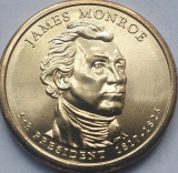 1 Dollar 2008 USA, James Monroe, 5th President, unc, litera D, America de Nord