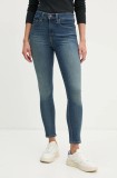 Levi&#039;s jeansi 721 HIGH RISE SKINNY femei, culoarea albastru marin 18882