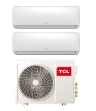 Aer conditionat multisplit TCL FMA-18I2HD912, unitate exterioara de 18000 BTU, unitati interioare 1x 12000BTU + 1x 9000BTU, Clasa A++, R32, Incalzire,