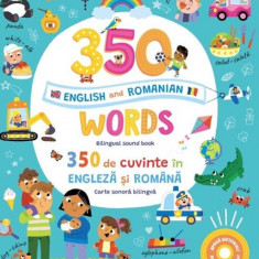 350 words in English and Romanian / 350 de cuvinte în română şi engleză - Board book - Prut