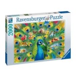 Puzzle Ravensburger - Paun, 2000 piese