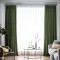 Draperie din catifea blackout cu rejansa din bumbac tip fagure, Madison, 200x255 cm, densitate 700 g/ml, Kelp, 1 buc
