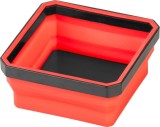 Miska Strend Pro, n&aacute;doba, na skrutky, magnetick&aacute;, skladacia, silik&oacute;nov&aacute;, 115x115 mm