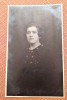 Portret de femeie. Fotografie veche tip carte postala - Foto-Clasic, Bucuresti, Romania 1900 - 1950, Sepia, Portrete