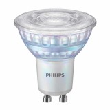Bec LED Philips spot GU10 6.2W 575lm lumina calda 2700 K, dimabil