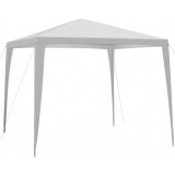 Cort Pavilion gradina cu protectie UV 50+, Alb, 3 x 3 m