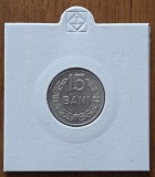 Cumpara ieftin 15 bani 1975, RSR / Rom&acirc;nia, aluminiu, XF