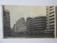 Bucuresti:Bulevardul Tache Ionescu cu cinema Scala,carte pos.foto necir.anii 30