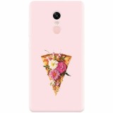 Husa silicon pentru Xiaomi Remdi Note 4X, Flower Pizza