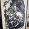 Helfried WEISS (1911-2007) - Hamlet - xilogravura pe hartie japoneza