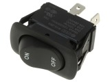 &Icirc;ntrerupător Rocker SPST 10A/28VDC, IP56, negru - SRA