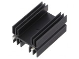 Radiator Extrudat Negru 50mm x 35mm TO218/TO220/TOP3