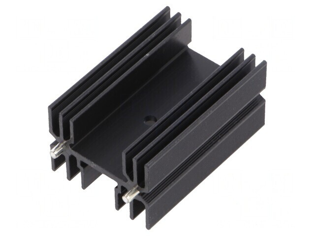Radiator Extrudat Negru 50mm x 35mm TO218/TO220/TOP3
