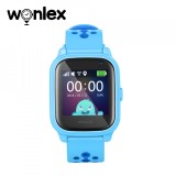 Ceas Smartwatch Pentru Copii Wonlex KT04 cu Functie Telefon, GPS, Camera, IP54 &ndash; Albastru,