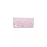Cumpara ieftin Geanta plic seara mic pentru ocazii si petreceri, roz sclipitor, 20 x 10 cm, Magrot 20459