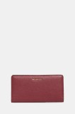 MICHAEL Michael Kors portofel de piele BRYANT culoarea bordo, 32S5GYTP3L