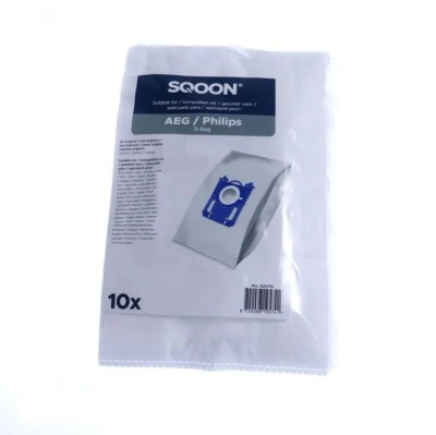 Set 10 saci compatibili S-bag clasic Long Perfomance pentru aspirator AEG, foto