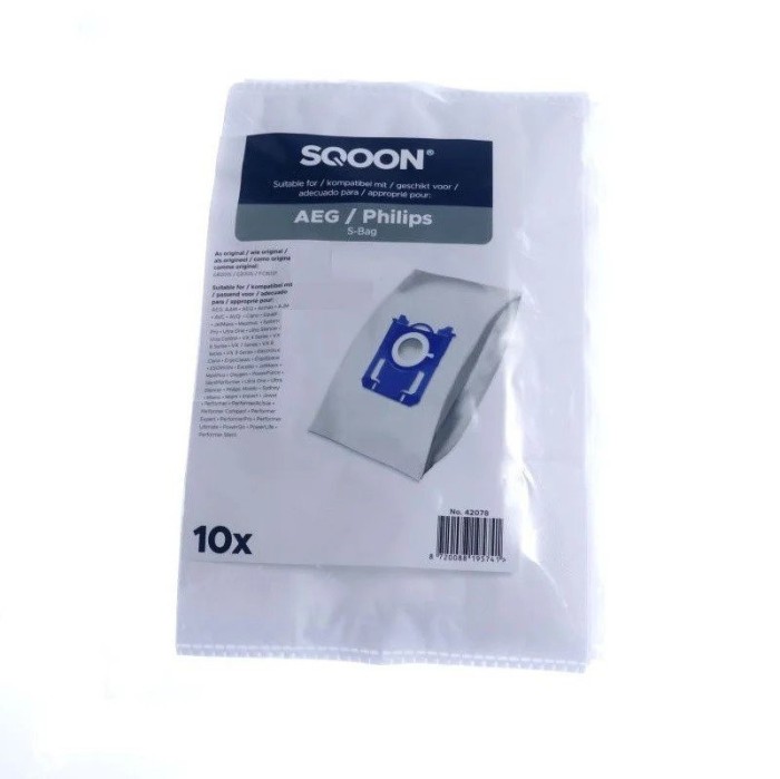 Set 10 saci compatibili S-bag clasic Long Perfomance pentru aspirator AEG,