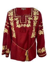 Bluza dama R tip ie, marime 3XL, rosu bordo