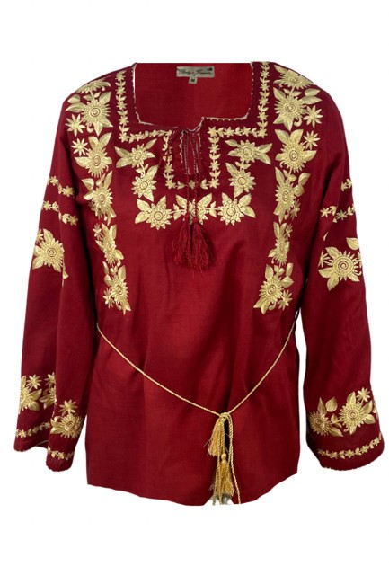 Bluza dama R tip ie, marime M, rosu bordo