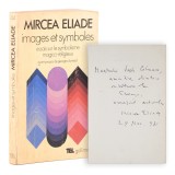 Mircea Eliade, Images et symboles, 1952, cu dedicație pentru Vasile Celmare