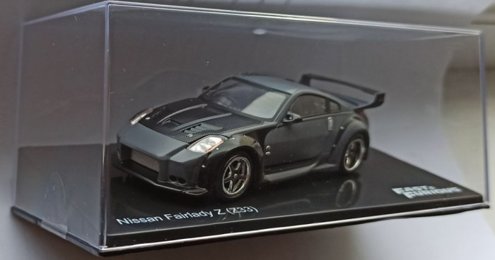 Macheta Nissan Fairlady Z (Z33) gri Fast and Furious - IXO/Altaya 1/43