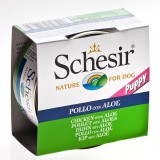 Cumpara ieftin Schesir Dog Puppy Chicken with Aloe, conserva, 150 g