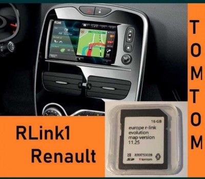 Renault Sd Card R link Update Harti Navigatie RENAULT CARD Gps Renault Tomtom foto