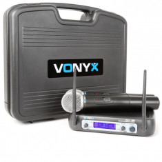 Vonyx WM521 2 canale sistem radio VHF incl. Cutie de transport foto