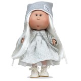 Papusa Nines D'Onil, Mia Snow, cu miros de vanilie, 30 cm