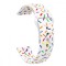 Curea silicon, compatibila Amazfit Active, telescoape QR, Ivory Confetti