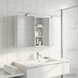 vidaXL Set dulap baie cu raft 3 pcs 130 x 14,5 x 70 cm Lemn compozit 3403768