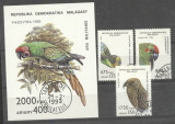 Madagascar 1993 Parrots, used M.083