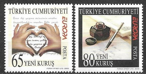 Turcia 2008 - Europa 2v.neuzat,perfecta stare(z)