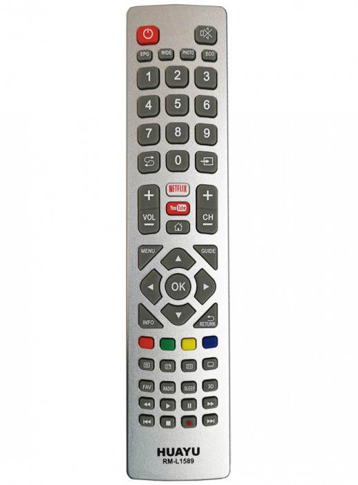 Telecomanda Universala RM-L1589, Pentru Sharp, Blaupunkt si Technika Lcd, Led si Smart Tv