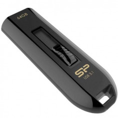 Stick USB Silicon Power Blaze B21, 64GB, USB 3.1 (Negru)