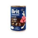 Hrana umeda caini, Brit Premium by Nature, conserva 400 g, toate taliile, adult, carne de vita