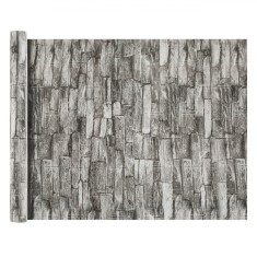 Tapet Autocolant, Model Pietre Gri, PVC, 300x45cm
