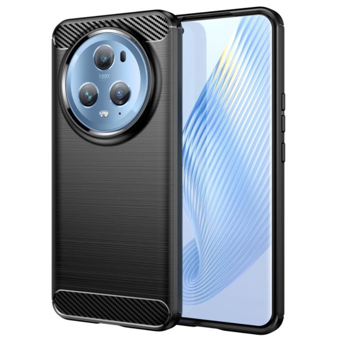 Husa Techsuit Carbon Silicone Honor Magic 5 Pro