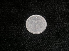 C50 - Moneda foarte veche - Belgia - 1 franc - 1923